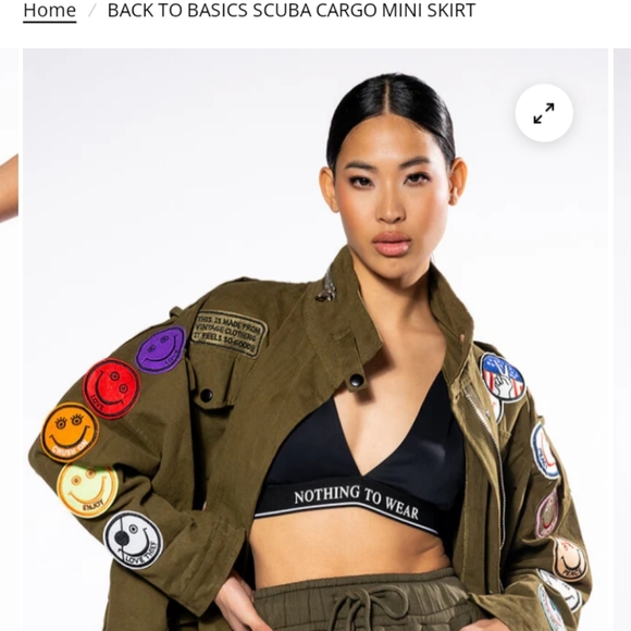 AKIRA "CHECK IT OUT - PATCHWORK MILITARY BOMBER" JACKET - Picture 7 of 7